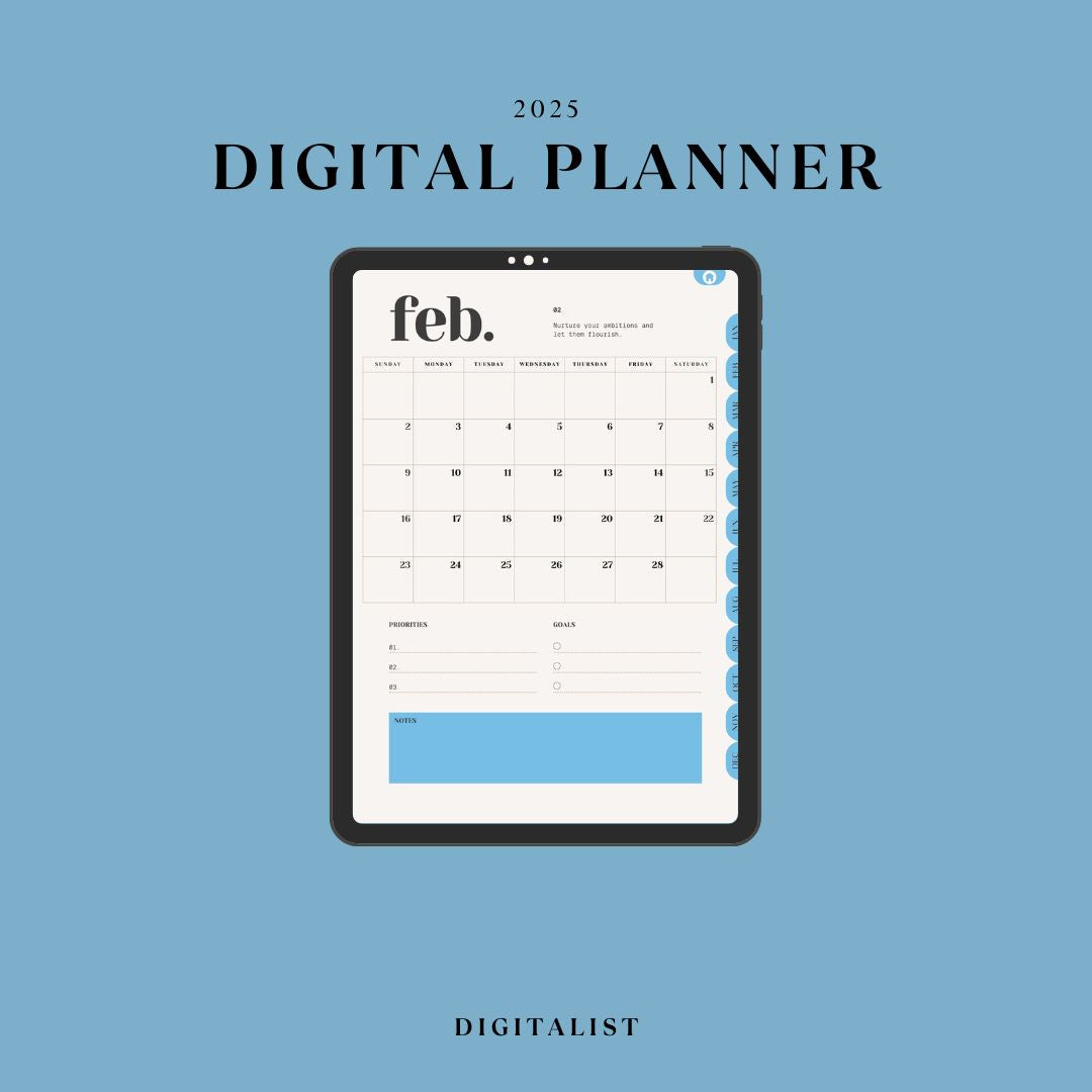 2025 Digital planner